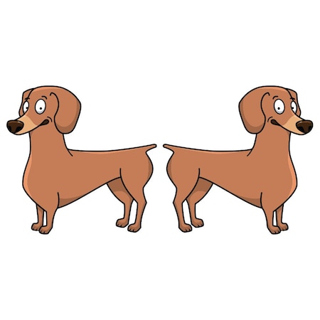 Dachshund Dog Decal, Dog Lover Decor Vinyl Sticker